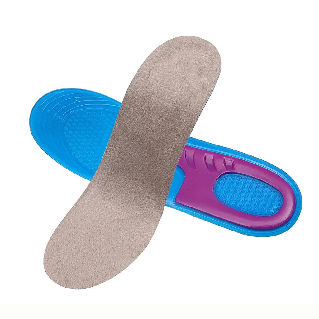 Silikonowa wkładka masująca Arch Support Ortopedyczne wkładki silikonowe do butów Męskie wkładki do butów Antypoślizgowy żel Sport (rozmiar: L EU 44-50)
