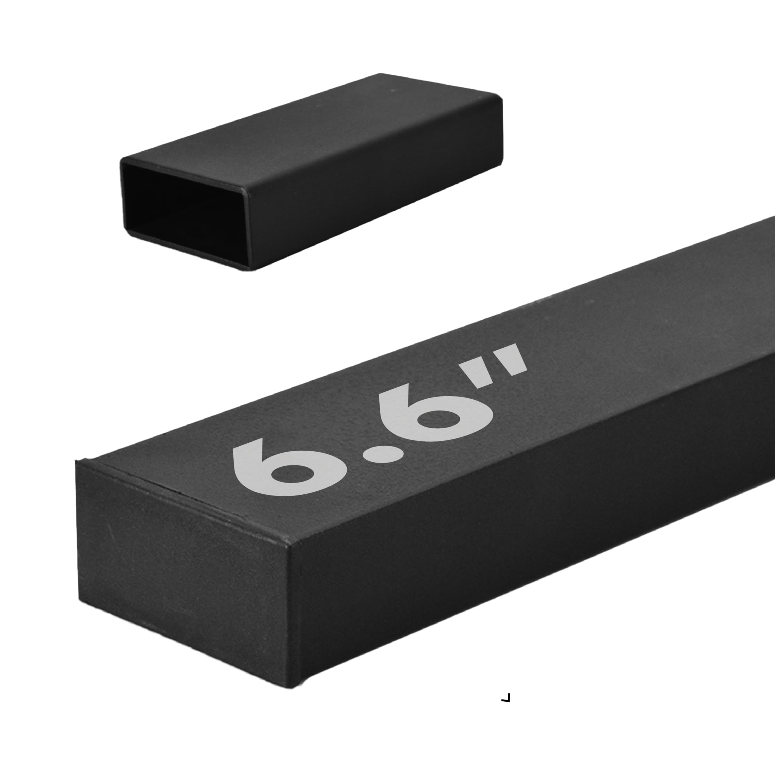 Photo 1 of 1 Pack 6F6 Length Stainless Steel 304 Adjustable Cable Rectangular Handrail for Cable Railing System, Top Rail Deck Stair Indoor Outdoor (Black)