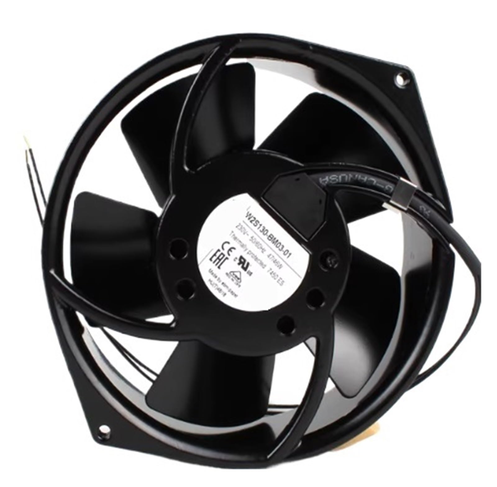 YMUGUEGH W2S130-BM03-01 130mm 230V AC 47W 230CFM Cooling Fan