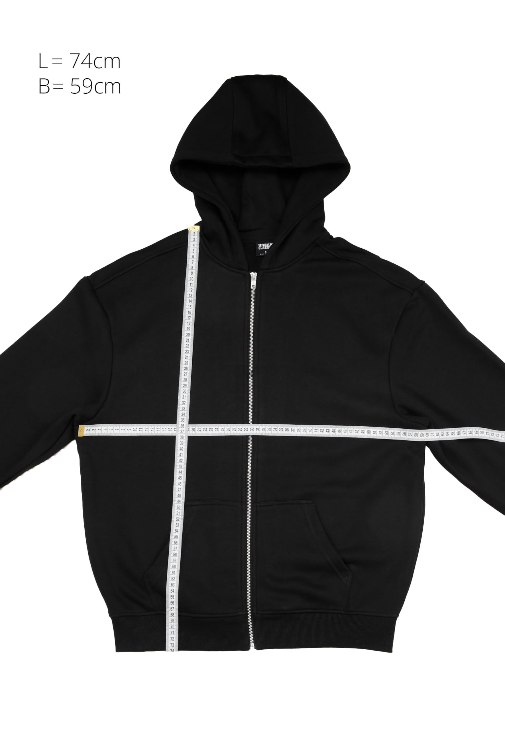 Urban Classics sweter kardigan Kobiety Damska Bluza Z Kapturem Oversize Z Zamkiem Błyskawicznym
