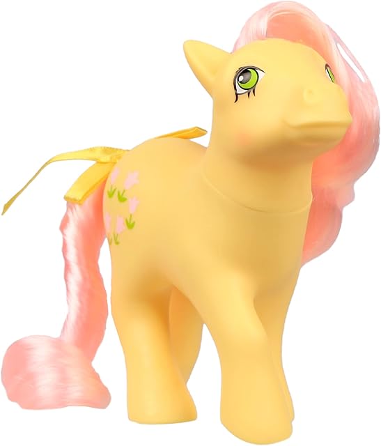 My Little Pony 35287 Posey Classic Pony, Retro Horse Gifts, Collectable Vintage Toys for Kids, Unicorn Toys for Boys and Girls Aged 3 Years and Up, Red