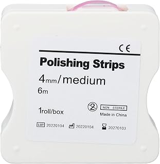 Polishing Strip 4mm Resin Whitening Teeth Finishing Polishing Strips Abrasives Sanding Strips(Purple)