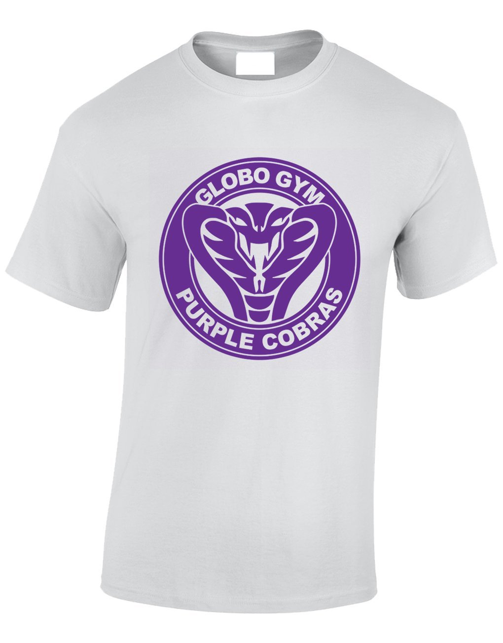 Crown Designs Purple Cobras Comedy Movie Film Inspired for Men & Teenagers T-Shirts Tops - White/Medium