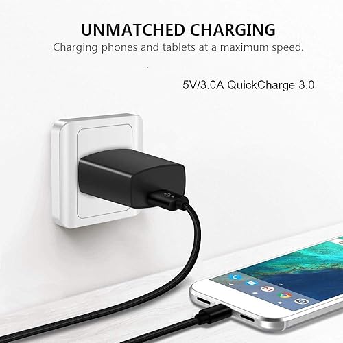 Miniatura 4 de Cable de carga USB tipo C para Motorola Moto G100/G Pure/G Play/G7 Z3 Play Power Plus, g Power 2024 2023 2022 2021 2020/Z2 Z Z4 Force Play Droid,