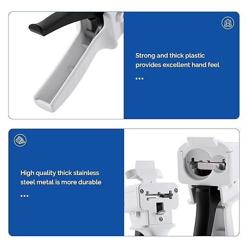 Miniatura 4 de JMU Pistola dispensadora de 1.7 fl oz, kit de pistola dispensadora de mezcla de impresión dental 1121