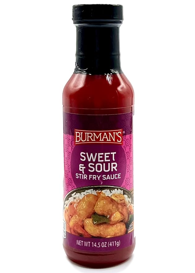 Burman's Sweet & Sour Stir Fry Sauce Grocery & Gourmet Food