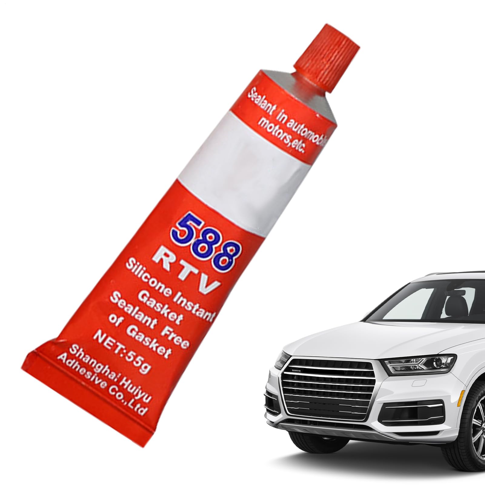 Silicone Gasket Maker Red Oil 1 Pack, High Temperature Rtv 3 53 Oz Ultra Red Oil Resistance Sealant High Strength Flange Sealing For Automotive Motorbike Machine Equipment Repairing Sg210