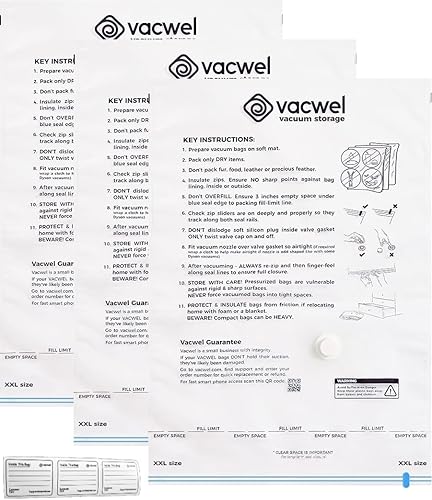 Paquete de 3 bolsas XXL de almacenamiento al vacío, bolsas ahorradoras de espacio para almacenamiento de ropa, edredones XL, cubrecolchón, 3 bolsas
