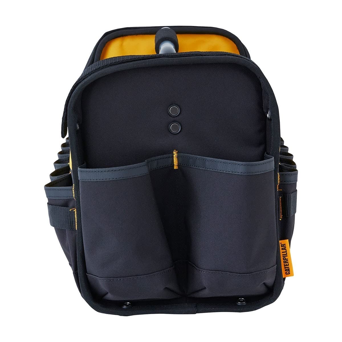 CATERPILLAR - Bolsa de herramientas 12L poliéster/PVC 1 bolsillo interior 16 bolsillos exteriores