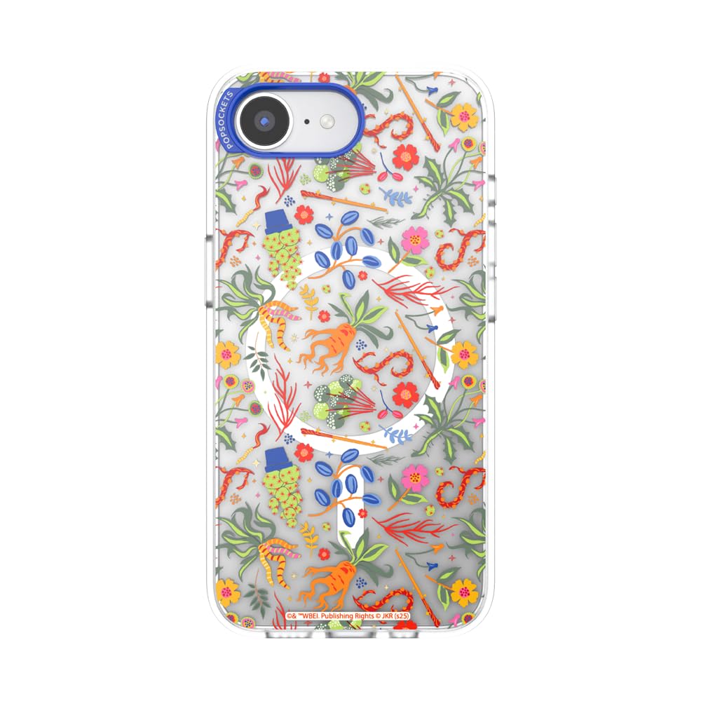 PopSockets iPhone 16/17E Phone Case with MagSafe- Spring Herbology