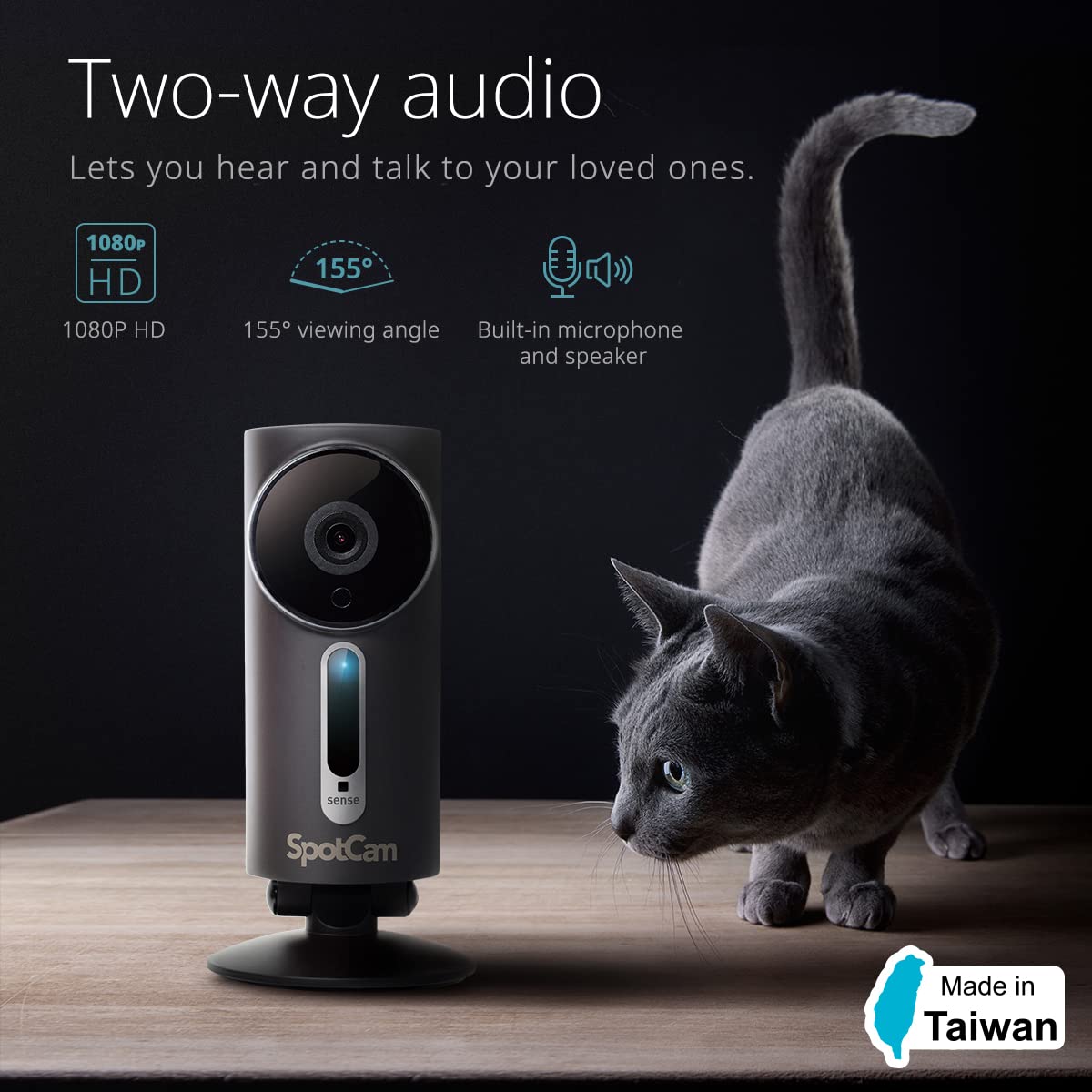 Amazon.com : SpotCam Sense Pro Wireless Home Security Camera