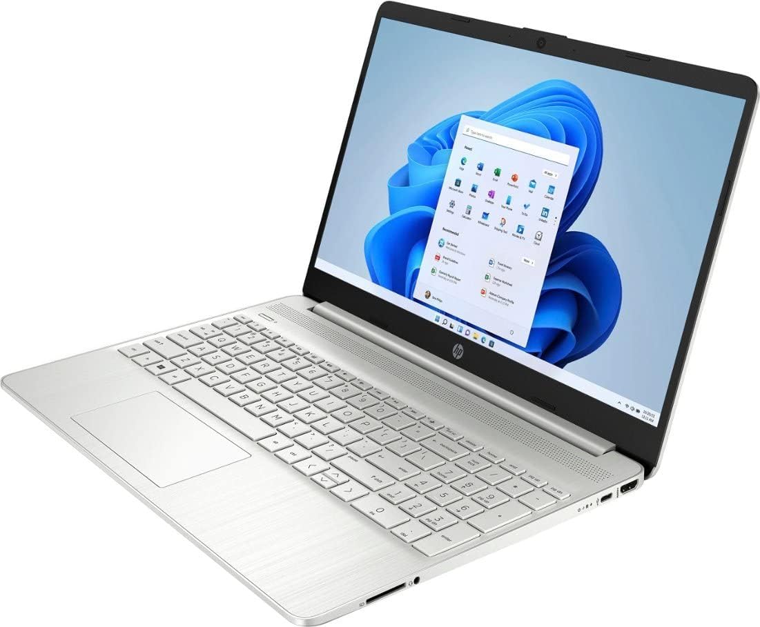 HP 15.6'' HD Touchscreen Laptop, Intel Core i5-1135G7, 8GB RAM, 512GB SSD, Intel Iris Xe Graphics, Windows 11 Home, Natural Silver, 6Q368UA-0