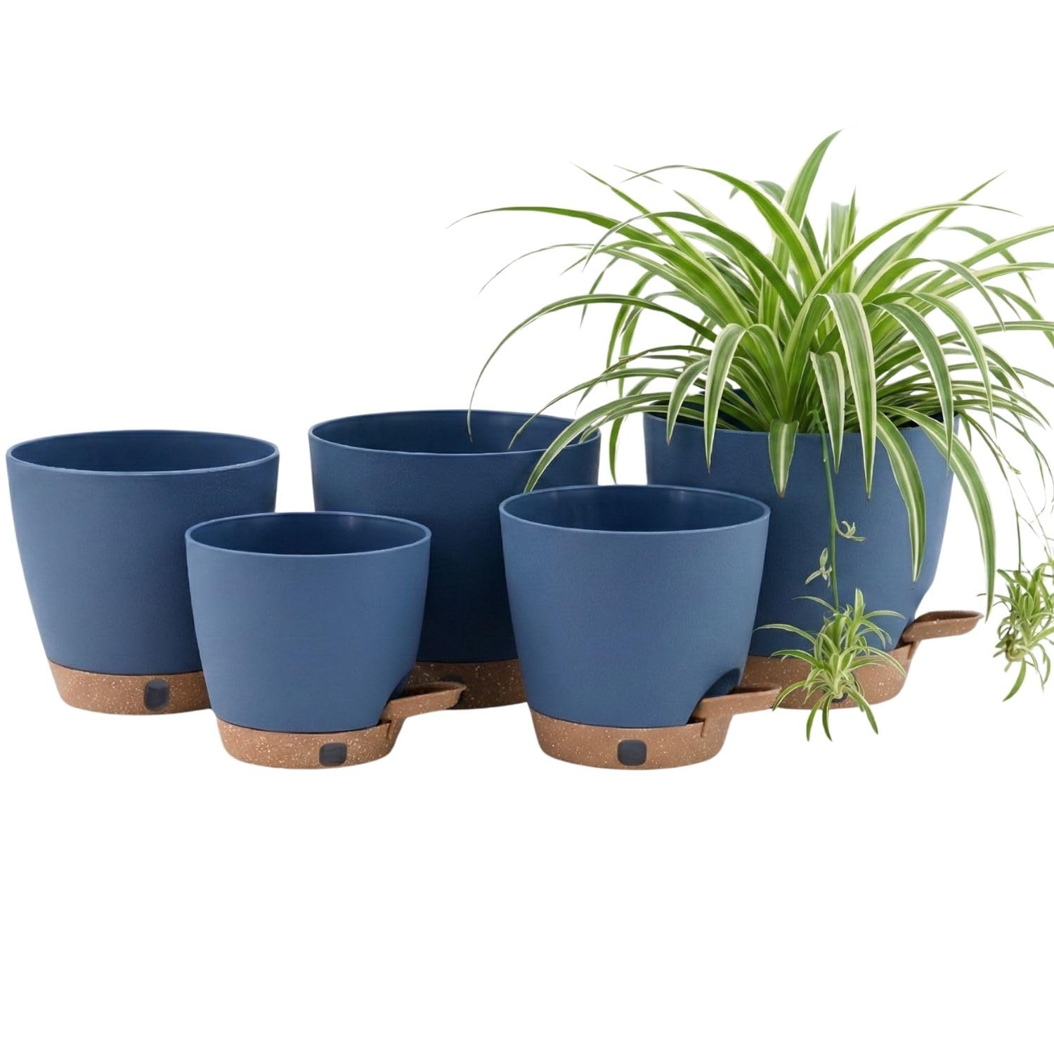 montresor 5-Pack Self-Watering Reservoir Pots