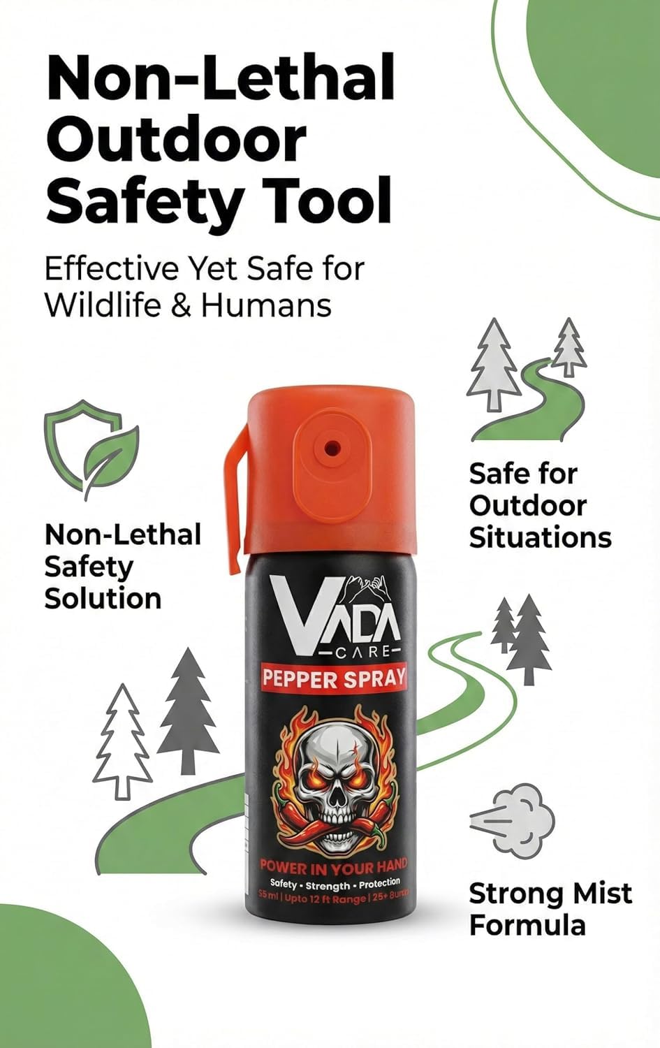 Personal Defense Equipment Pepper Spray (55ml) 4
