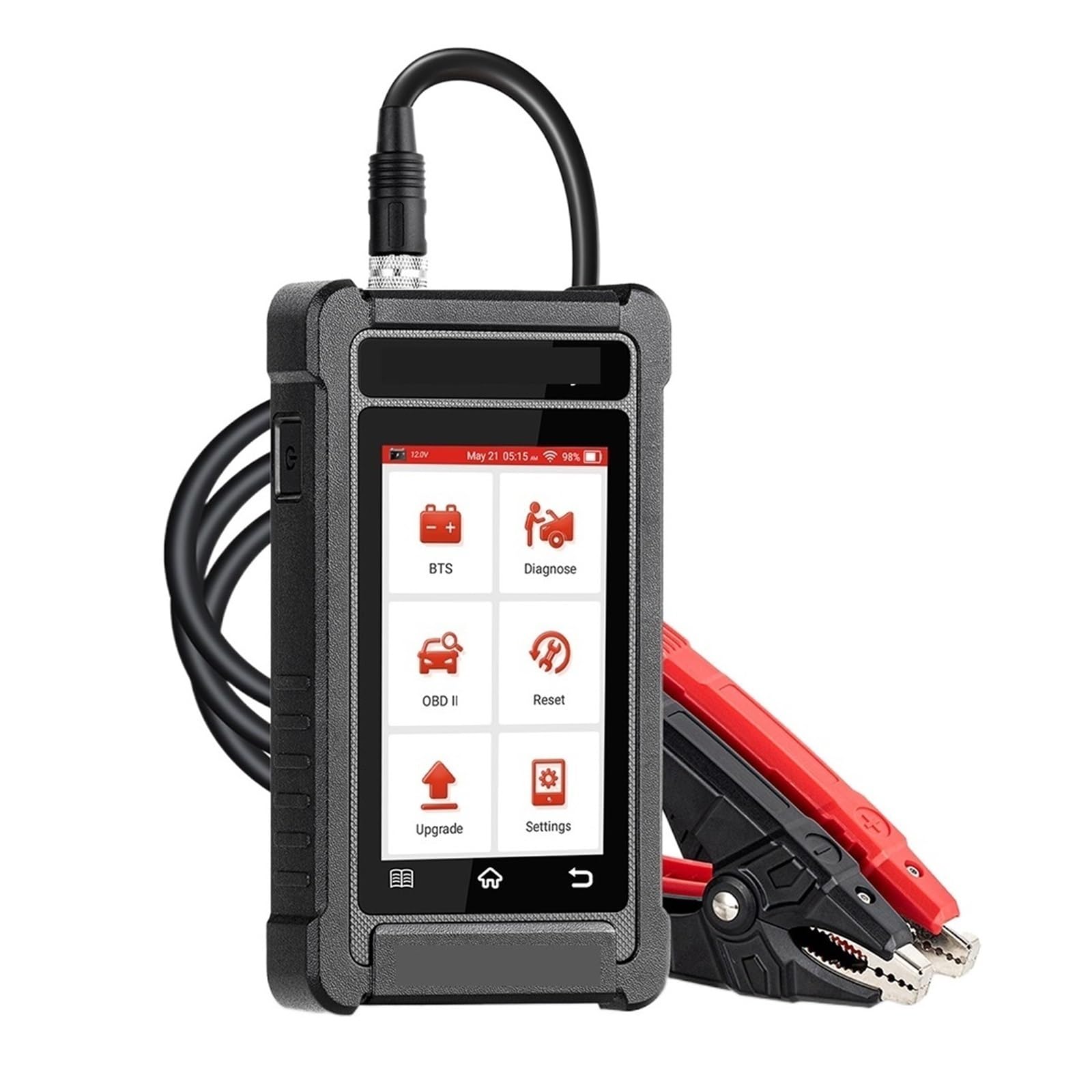 Skaner 12V Tester Akumulatora Samochodowego Automatyczne Narzędzia Diagnostyczne 6 Reset Szybkie Dokładne Wykrywanie