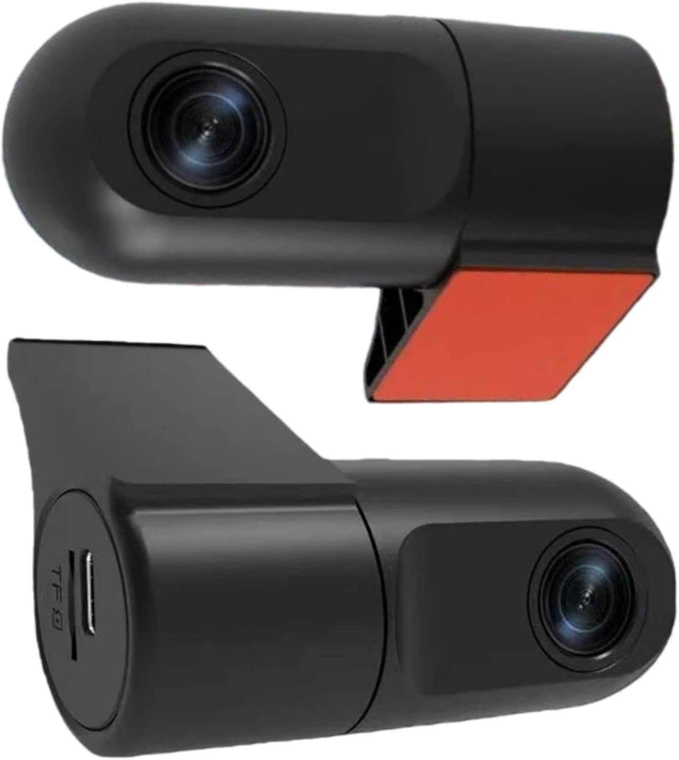 TX01 Single Record, 1080P dashcam, 1080P Front Camera, Built-in WiFi, 32GB SD Card， with APP Control, WDR Night Vision car Camera, g Sensor, Loop Recording, 145° Angle, Black