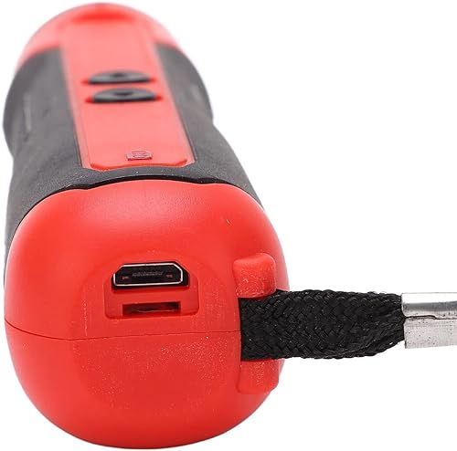 Miniatura 9 de Destornillador eléctrico, destornillador inalámbrico de 3.6 V con juego de 2 puntas y cable USB, rotación CW CCW 150RPM cabeza magnética LED luz