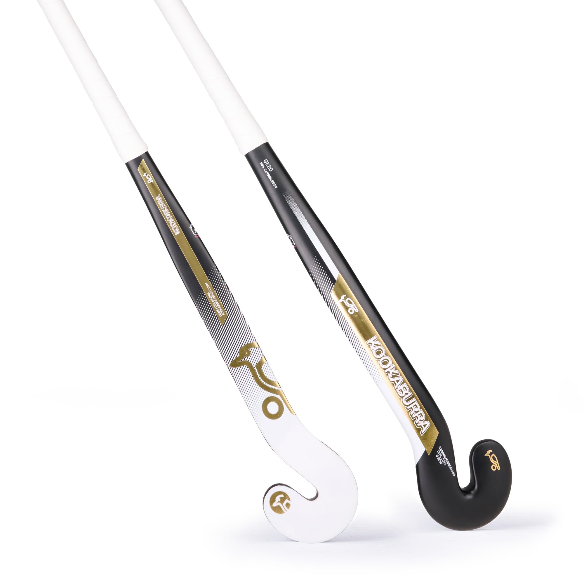 Kookaburra Unisex Gk20 Goalkeeper Hockey Stick, Black & Gold, 36.5 EU
