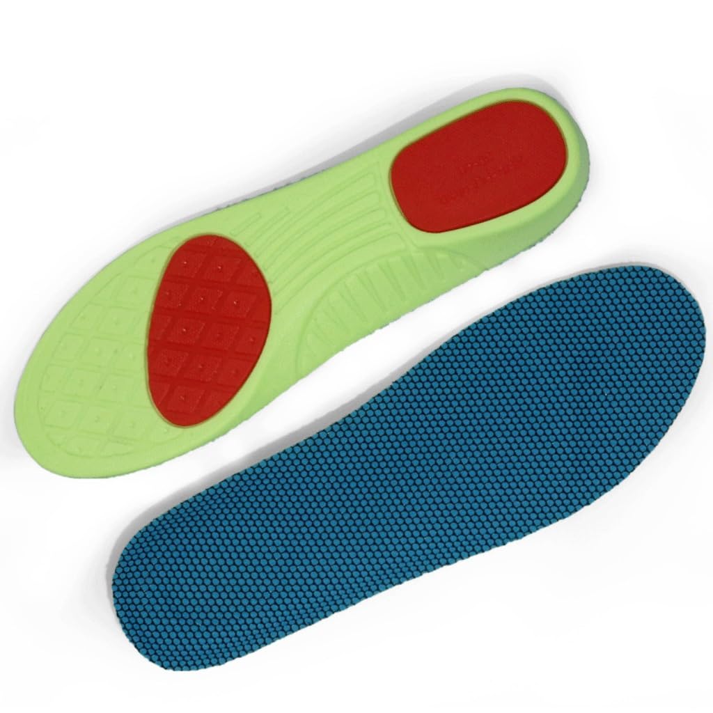 Semelle intérieure de sport anti-douleur et respirante en PU pour pieds sensibles 41-42