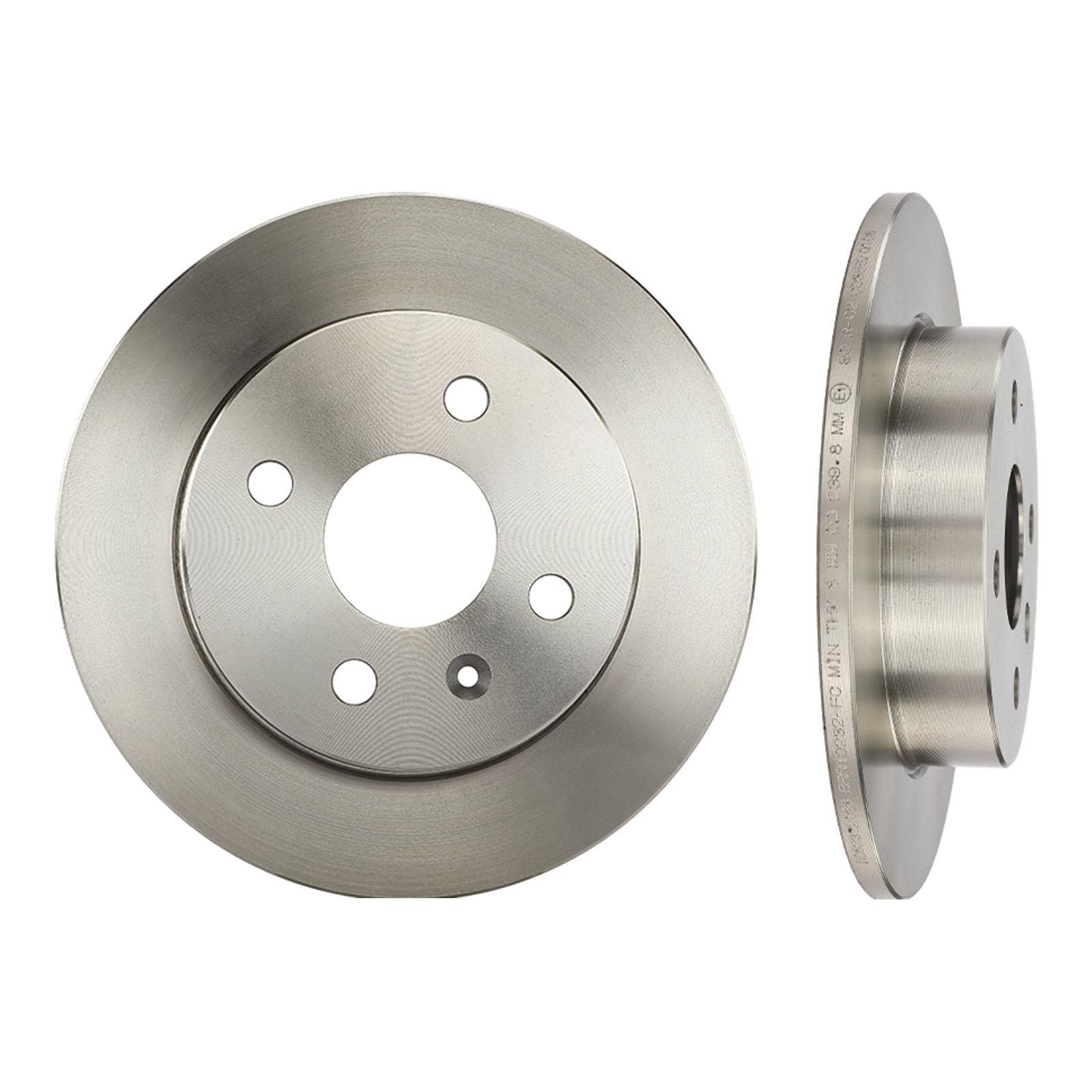 Frankberg 2 discos de freno + 4 pastillas de freno | Compatible con: Astra Classic A04, Astra G Classic T98, Caravana Astra G T98, Caravana clásica Astra A04