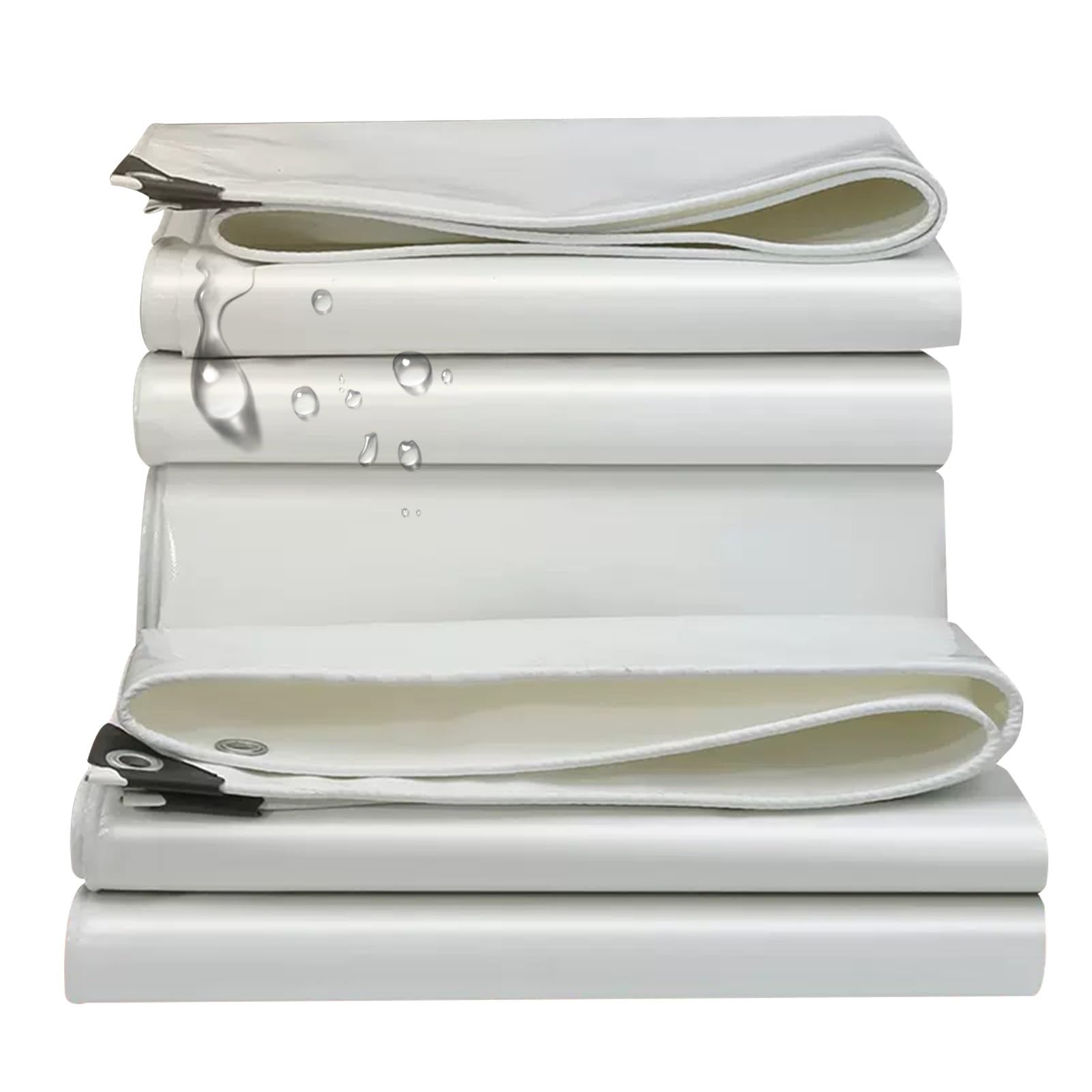 Lona impermeable para proteger muebles de jardín y terrazas con lona blanca 1,2x1,5m