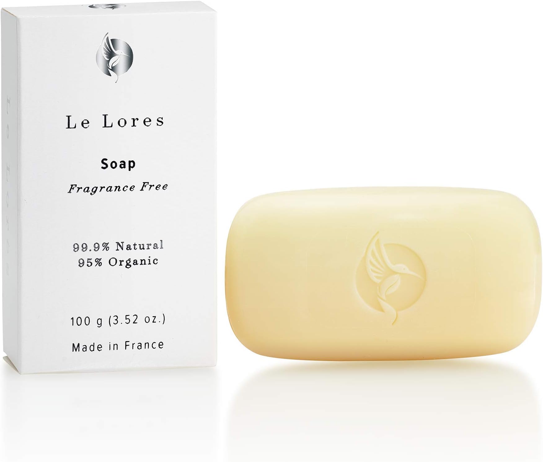 Unscented Moisturizer Soap, Natural Palm Oil Extract, No Fragrance Bar (3.52 oz)