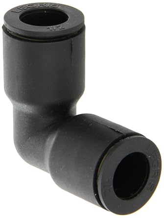 Legris 3102 62 00 Nylon Push-to-Connect Fitting, 90 Degree Union Elbow, 1/2" Tube OD