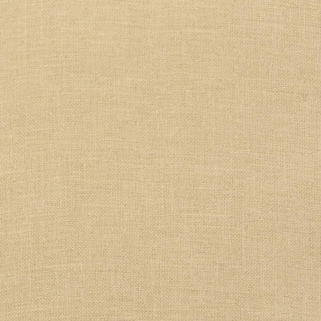 vidaXL Cojín para Tumbona Tela Beige Melange 200x50x4 cm, cojín de Exterior, cojín Asiento de jardín, cojín para Muebles de jardín, cojín de jardín