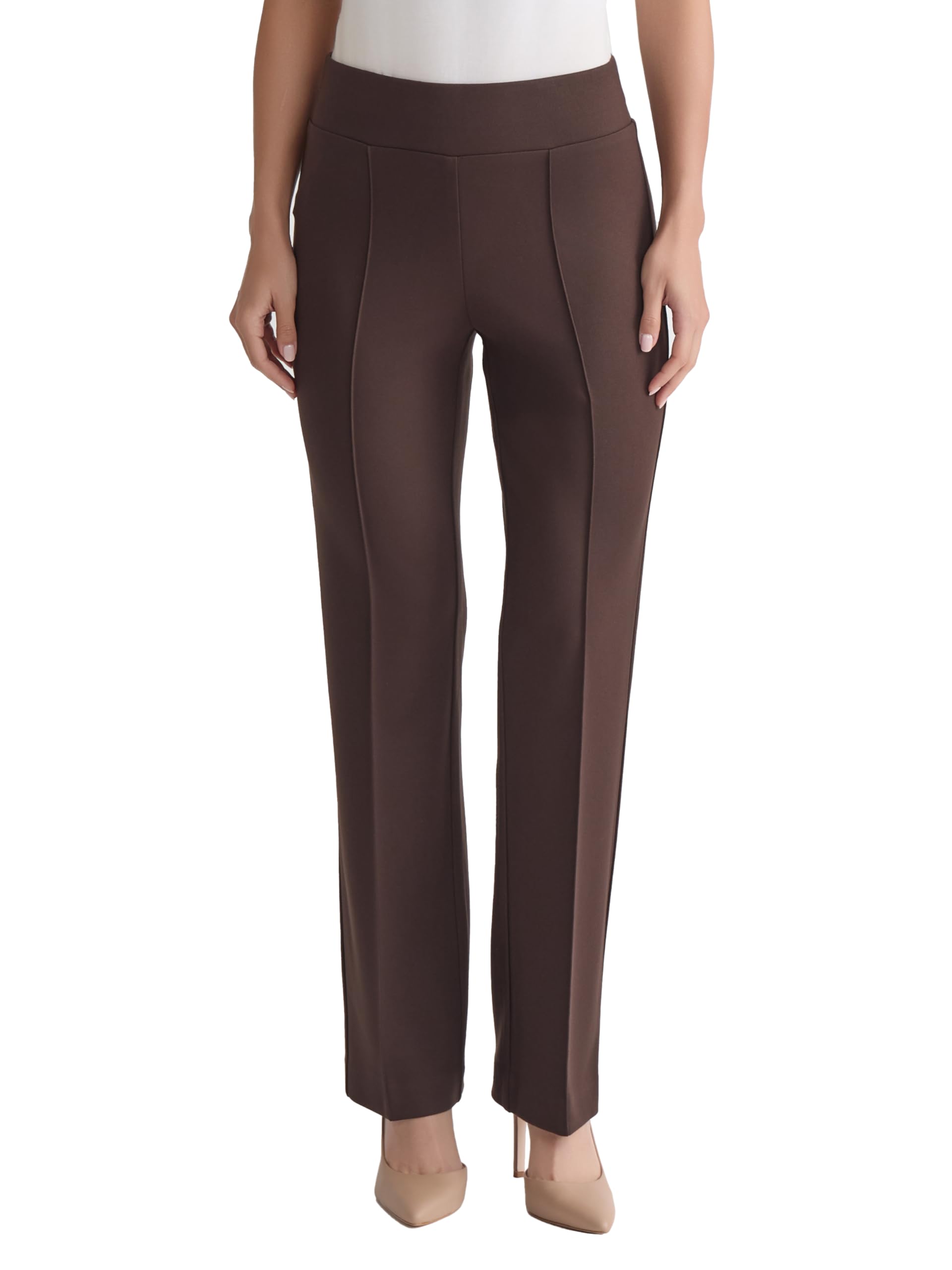 Jones New York Womens Stretch Knit Pull-on Pants
