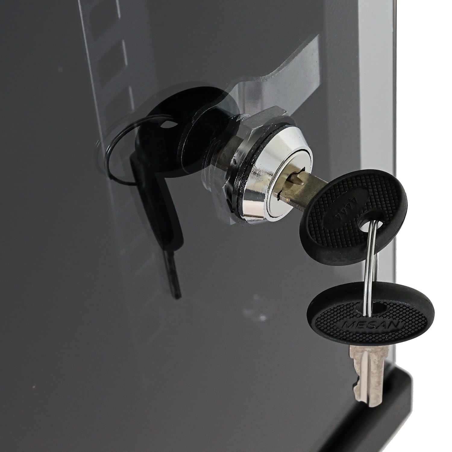 HMF 63409-02 Netzwerkschrank, Serverschrank 10 Zoll | 9 HE | 300 mm Tiefe | Voll montiert | Glastür | Schwarz