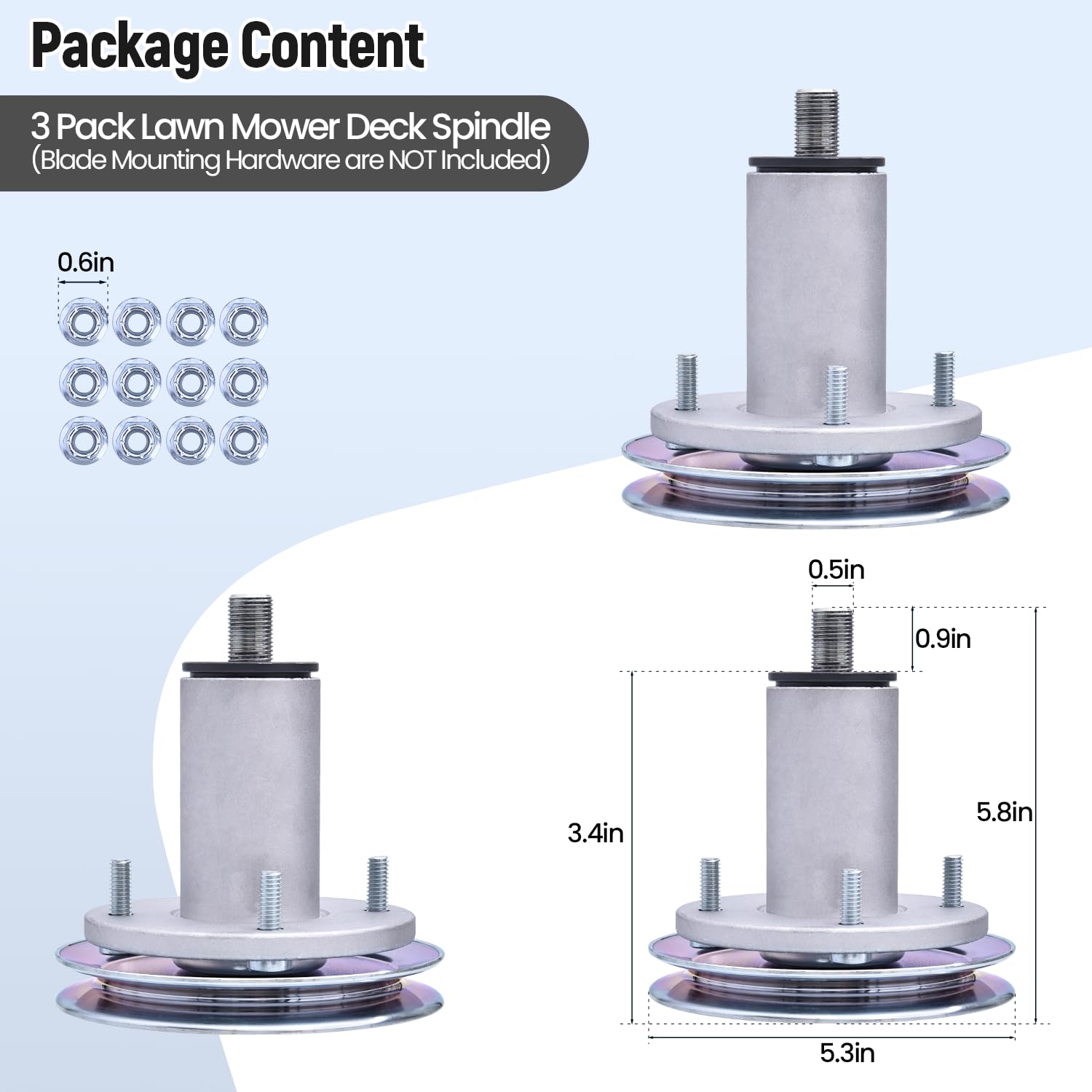Gravely Mower Parts Rotary 14252 Spindle Assembly For Ariens