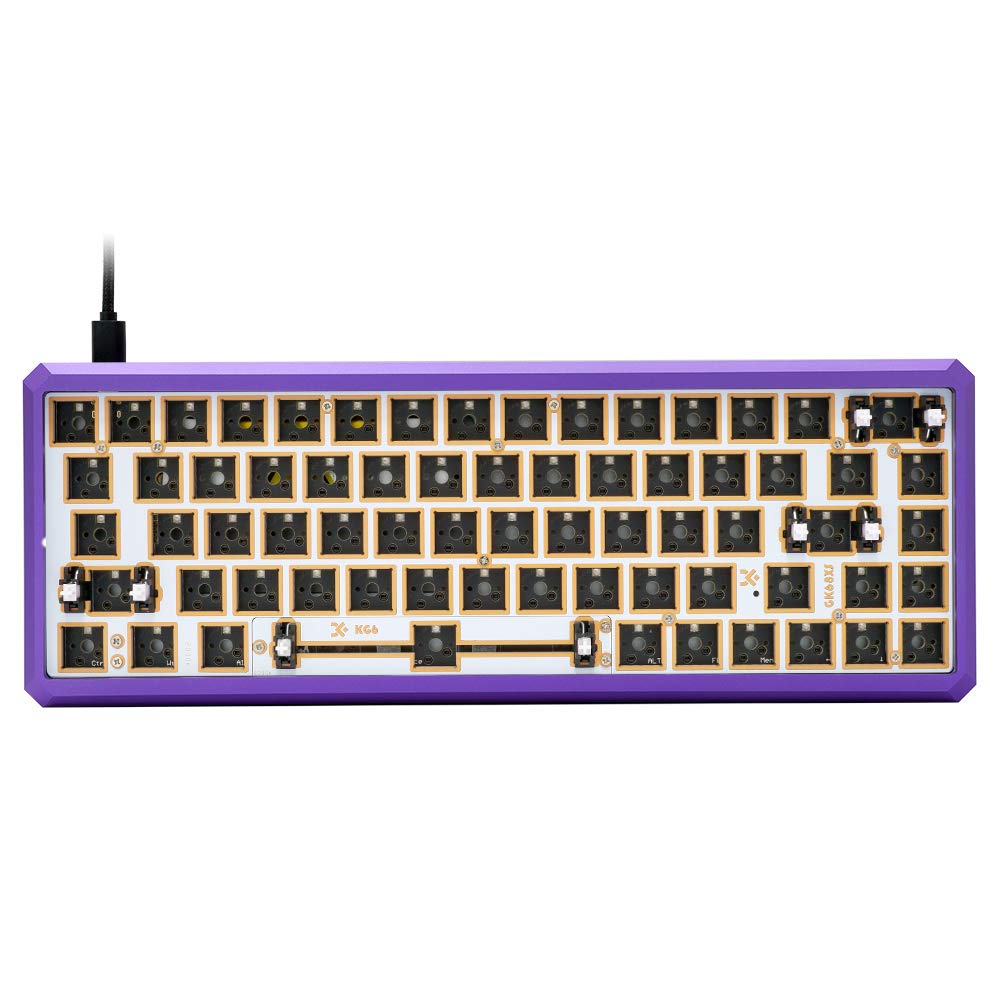 Amazon | GK68XS DIYメカニカルキーボードキット、ホットスワップ