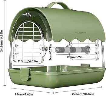 Amazon.co.jp: 鳥かご キャリー 手提げ 肩掛け オカメインコ キャリー
