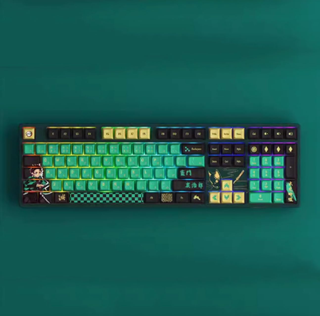 Amazon | 鬼滅の刃 キーボード 炭治郎 禰豆子 機械キーボード