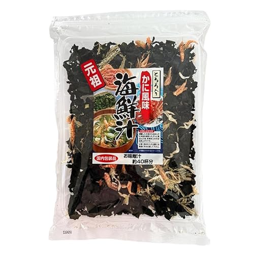 とろろ入りかに風味 海鮮汁【85g】北海道 お土産 とろろ昆布 お味噌汁 みそ汁 ご飯のお供 簡単調理 インスタント ギフト プレゼント お取り寄せ