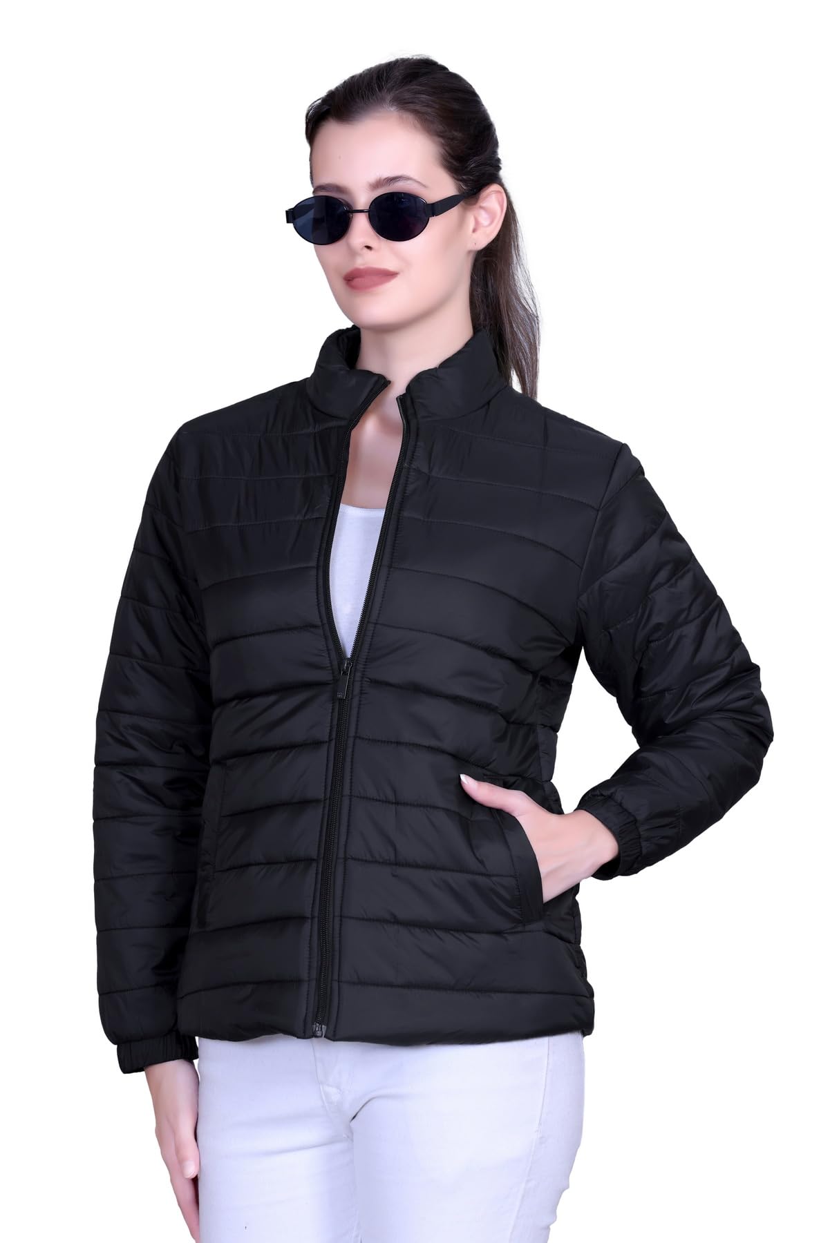 rare times Winter Jacket For Woman, Puffer Jacket, Quilted Jacket, Coat Winter Wear For Women,Air resistance Jacket, Zip Closure (Pack of 1)-picture-15