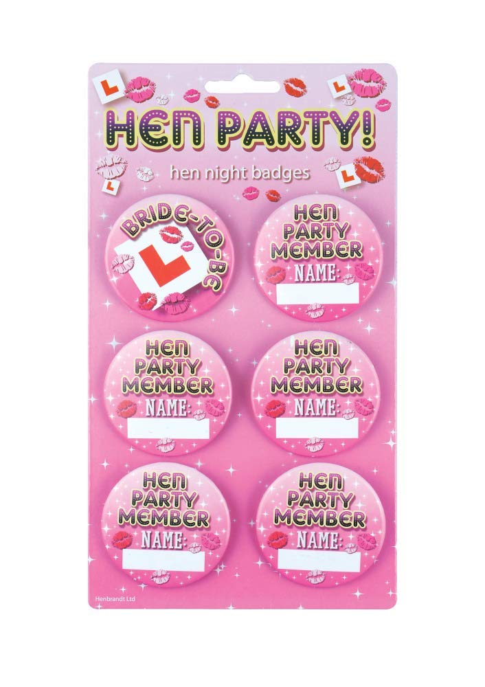 Seven Warning Hen Night Badges, Hen Party Accessories, Brides, Weddings 29447