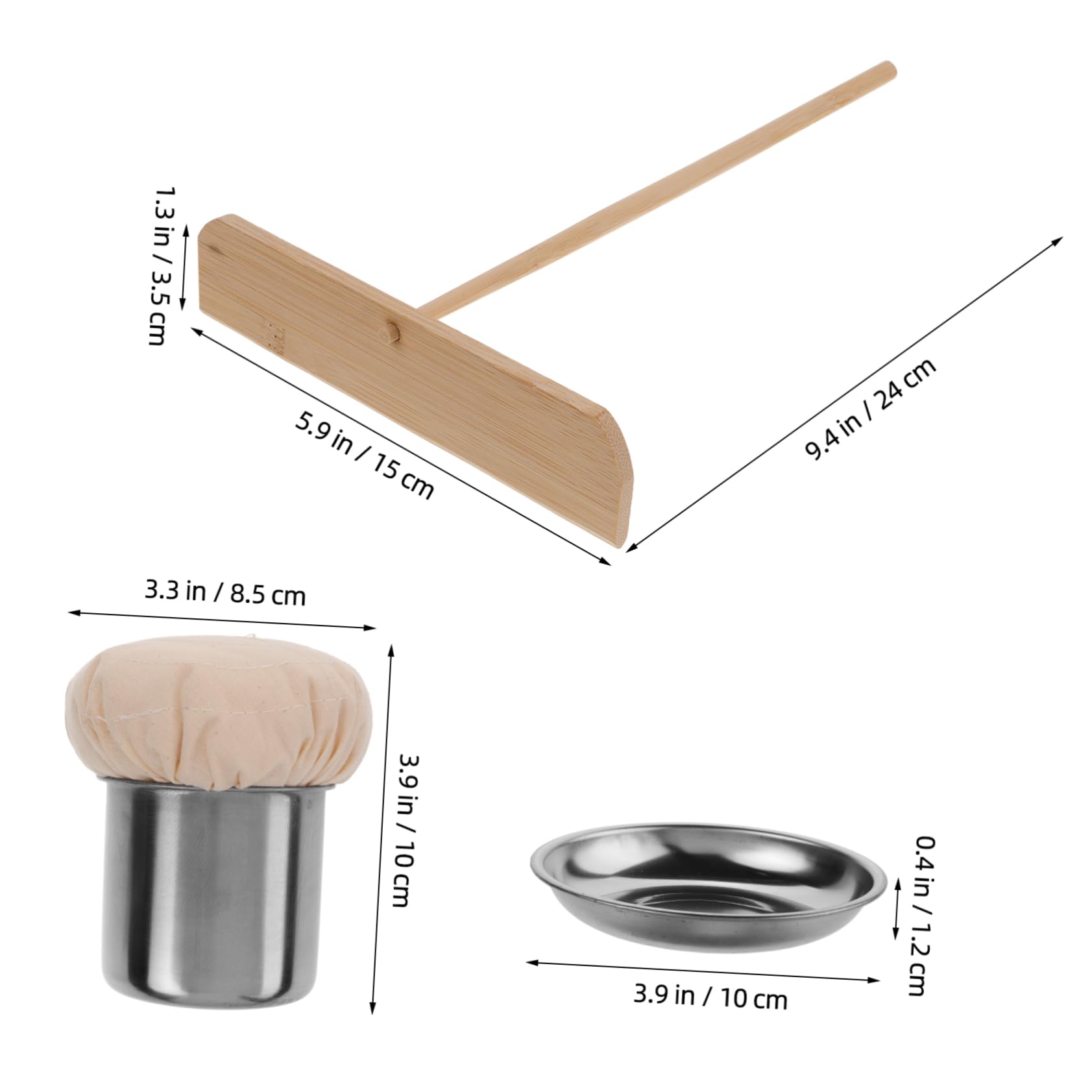 IWOWHERO 1Set Oil Spreader Pancake Spatula Multi Functional Cooking Tool for Crepes Fried Eggs More Convenient Kitchen Applicator for Even Oil Distribution