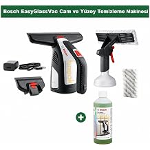 Bosch EasyGlassVac Cam Temizleme Seti + GlassVAC Deterjan