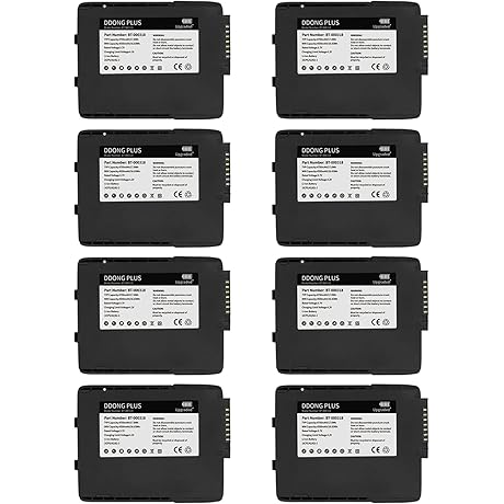 8PCS Zebra TC55 TC77 Barcode Scanner Replacement Battery [Upgraded Capacity]