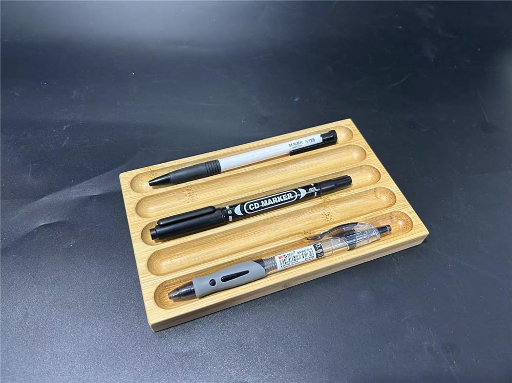 Stifthalter, Organizer für Büroschreibtische, Walnussholz, Stifteablage, Bürozubehör, Lehrer-Geschenke, geeignet für Schule, Zuhause, Büro, Schreibtisch-Zubehör (Log, 1 Gitter)