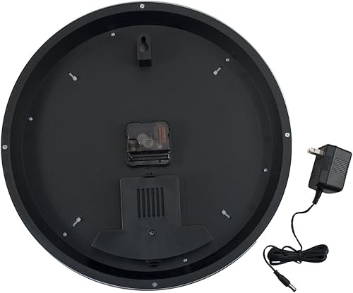 Miniatura 4 de Blue Oval Industries Mustang Cobra - Reloj de pared de neón rojo, 15 pulgadas