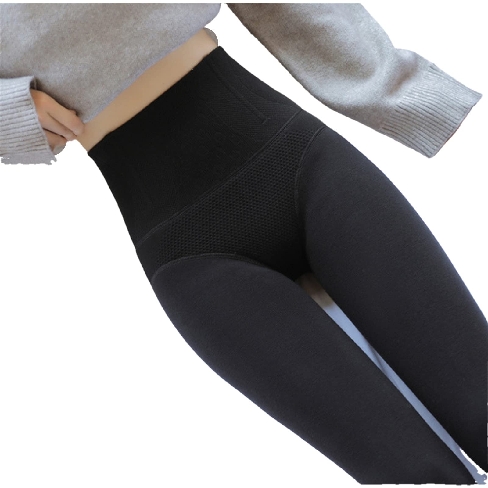 UKKO Samtstrumpfhose Mädchen Hohe Taille Fleece Gesäumt Super Warme Winter Vertikale Streifen Thermische Strumpfhosen