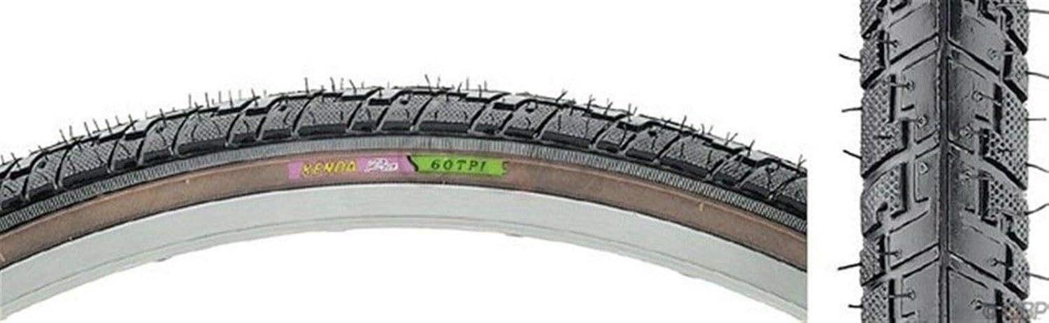 Pneu de bicicleta preto Kenda K830 R24 X1-3/8