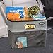 High Road CargoCube Car Storage Bin - Leakproof Car Trunk Storage Organizer with Metal Handles and Front Mesh Pocket, 12x12 Inches - 2 pack