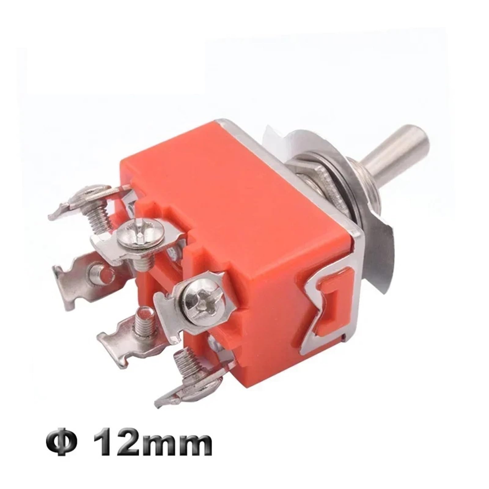 5 uds E-TEN1322 1021 1122 1221 1321 interruptor de palanca SPST DPDT 250V 15A 2 3 enganche de posición tapa impermeable(1122S ON OFF ON)