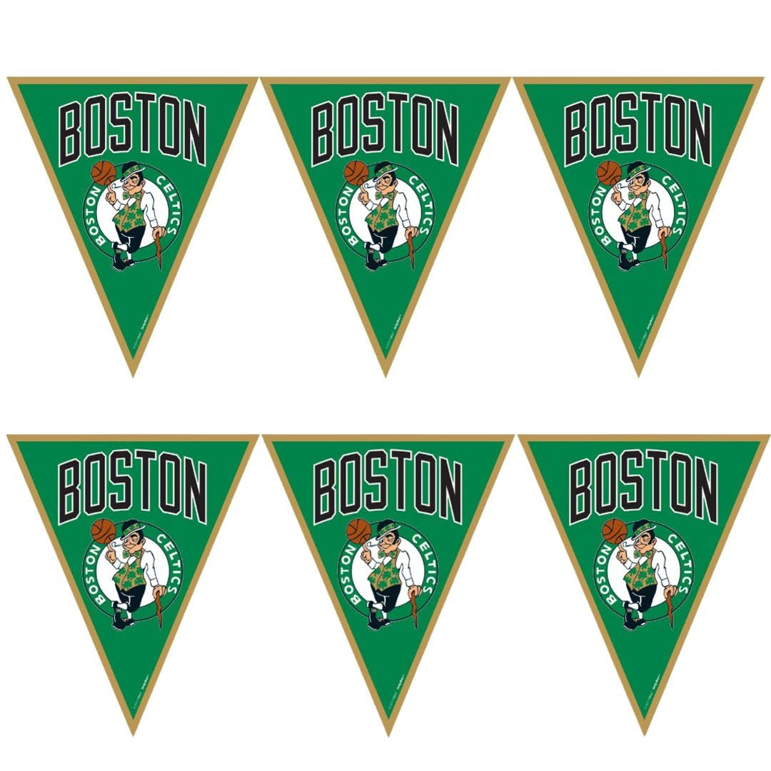 Boston Celtics banner Amscan fanion de basket guirlande decorative chambre ado