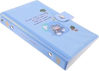 NAMOARLY Capa De Fichário Planejador Capas De Fichário Capas De Fichário Para Bloco De Notas Escolar Capa Protetora De Bloco De Notas Capa De Caderno Fichário Clipes De Fichário Plástico