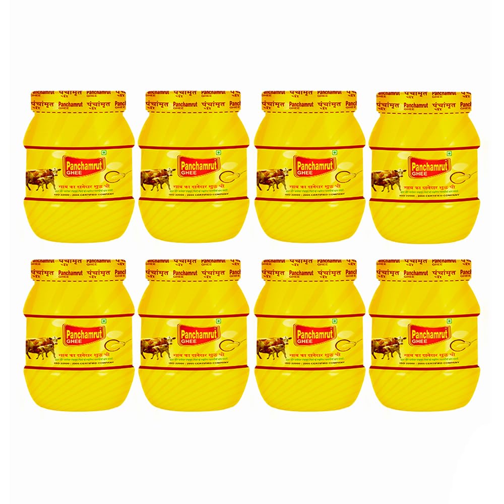 Panchamrut Desi Cow Ghee|Immunity Booster and 100% Pure Cow Ghee (500 ml x 8) (B0CWD7713P) Amazon Price History, Amazon Price Tracker