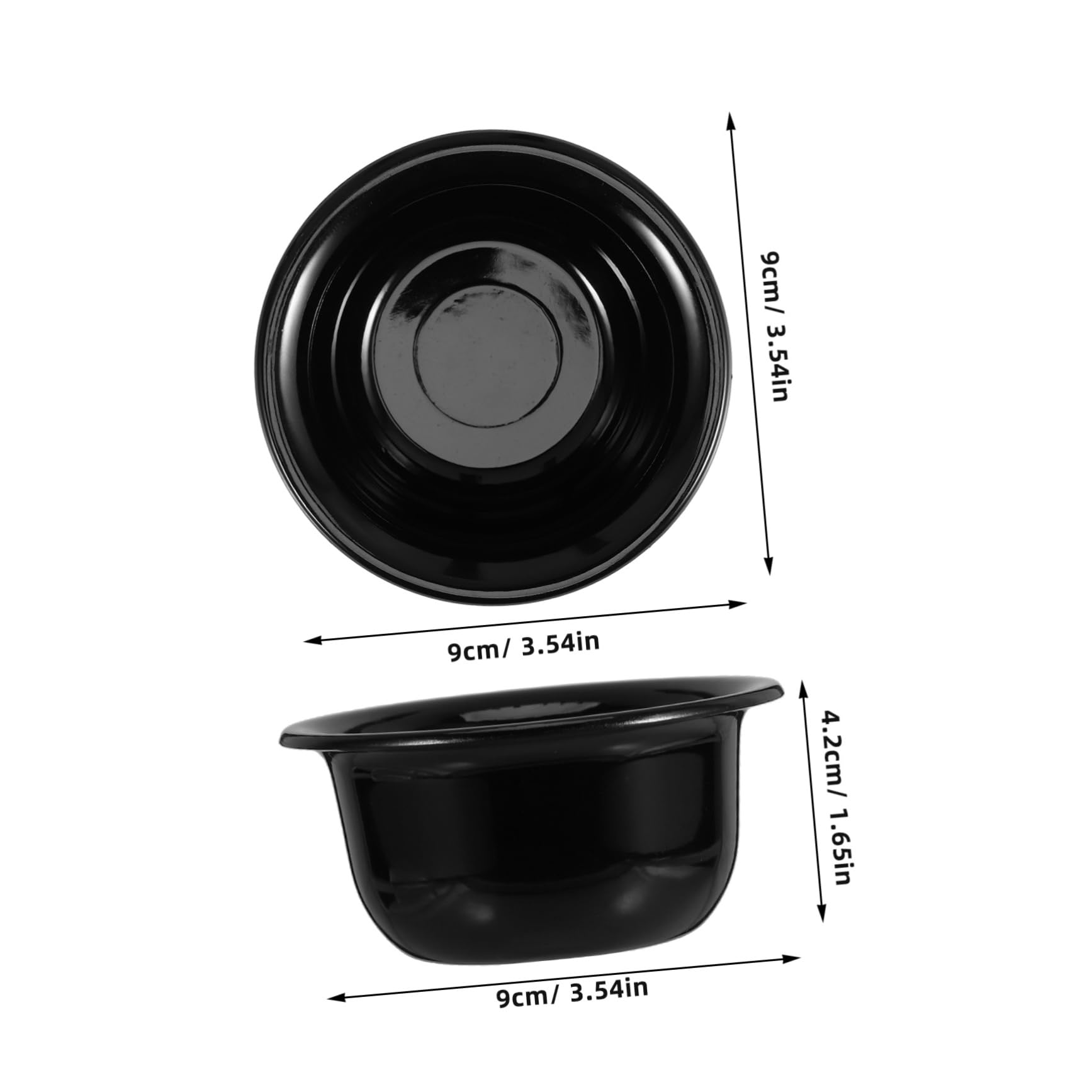 KOMBIUDA Shaving Soap Cup for Men Plastic Shaving Bowl Reusable Shave Soap Holder